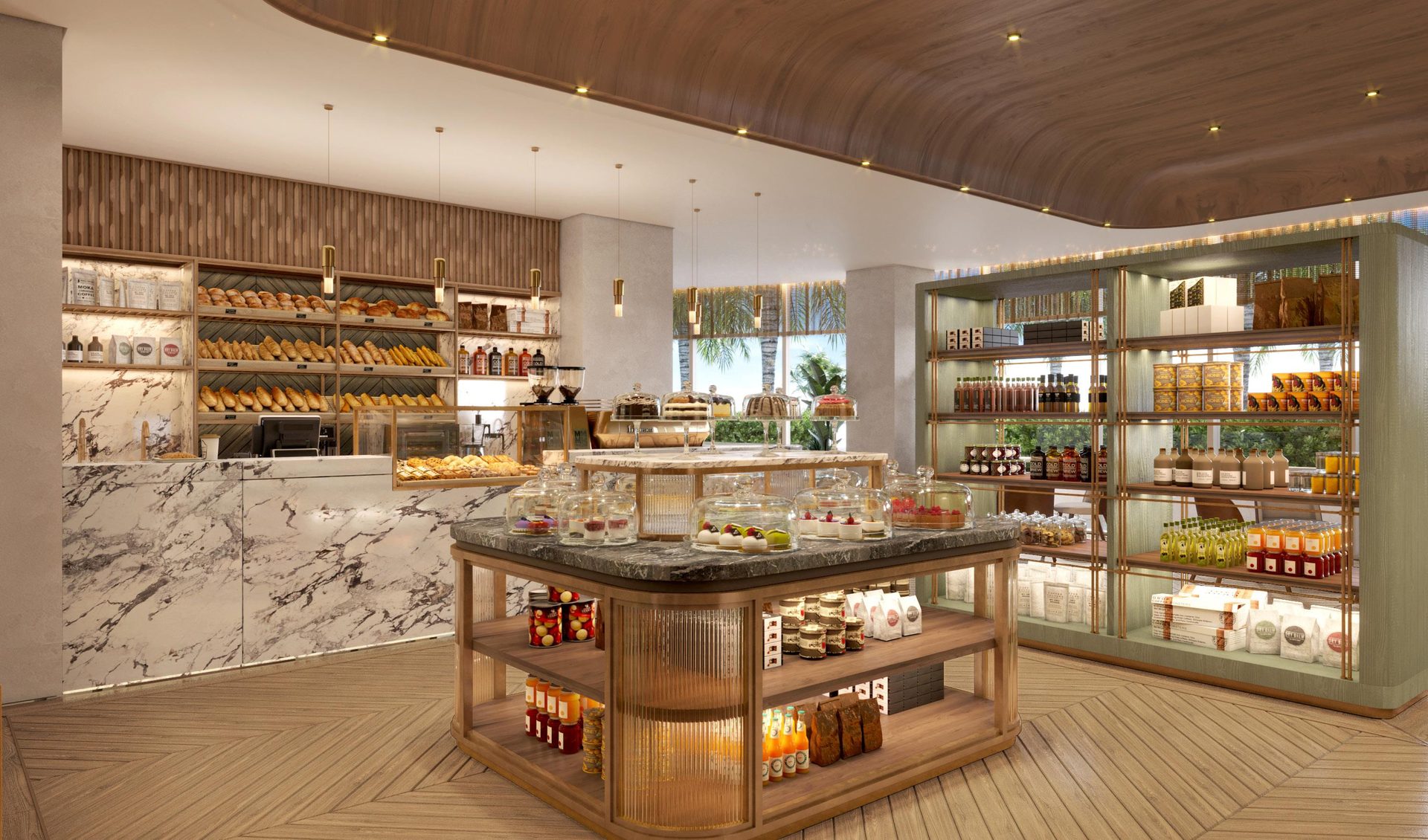 Artisan pantry at Rosewood Residences